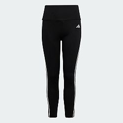 ADIDAS Funkčné dievčenské legíny čierno-biele 7-8 r (128 cm)