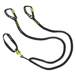 BLACK DIAMOND Dvojitý elastický popruh Spinner Leash na cepín