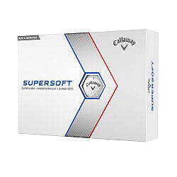 CALLAWAY Golfové loptičky SUPERSOFT 12 ks biele