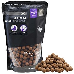 CAPERLAN Boilies na lov kapra Xtrem 900 14 mm 1 kg cesnak/pečeň