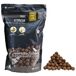 CAPERLAN Boilies na lov kapra Xtrem 900 14 mm 1 kg Konopné semeno - Tigrí orech