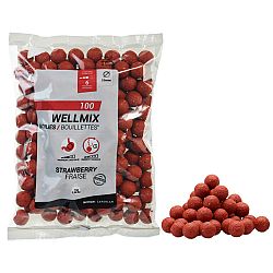 CAPERLAN Boilies na lov kaprov Wellmix 20 mm 1 kg Jahoda