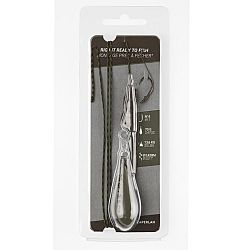 CAPERLAN Montáž Rig Clip Ready to Fish 70 g H4 na lov kaprov khaki