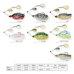 CAPERLAN Nástraha spinnerbait Spino CPT 10,5 g baitfish šedá