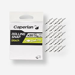 CAPERLAN Obrtlík s karabínkou Rolling Snap Black 1