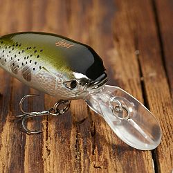 CAPERLAN Wobler crankbait CRK 30 F Yamame šedá