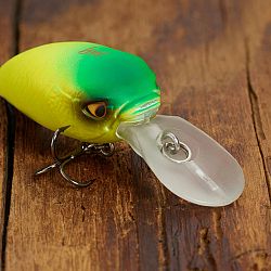 CAPERLAN Wobler crankbait CRK 30 F žltý fluo žltá