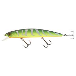 CAPERLAN Wobler Jerkbait Minnow WXM JKMNW 130 SP Firetiger zelená