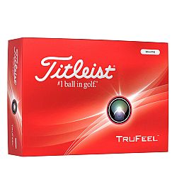 Golfové loptičky 12 ks - TITLEIST Trufeel biele .