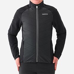 INOVIK Detská bunda XC S 550 na bežecké lyžovanie čierna 12-13 r (151-160 cm)