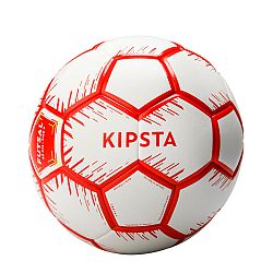 KIPSTA Futsalová lopta veľkosť 4 (obvod 63 cm) červeno-biela