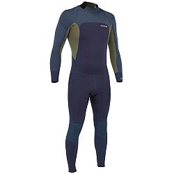 OLAIAN Pánska kombinéza na surf 500 neoprén 3/2 mm modrá-kaki modrá 2XL