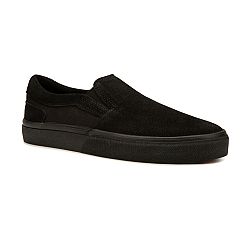 OXELO Nízka skateboardová obuv Vulca 500 Slip-On bez šnúrok čierna 36