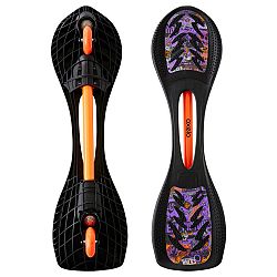 OXELO Waveboard WB120 pre začiatočníkov čierno-fialový čierna No Size