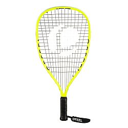 PERFLY Raketa na squash 57 SR57 100 pre začiatočníkov žltá