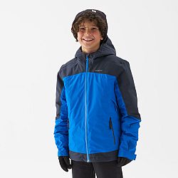 QUECHUA Detská hrejivá a nepremokavá turistická bunda SH500 3v1 do -8 °C pre 7-15 rokov modrá 10-11 r 141-150 cm