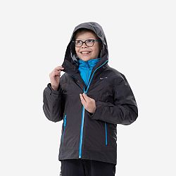 QUECHUA Detská hrejivá a nepremokavá turistická bunda SH500 3v1 do -8 °C pre 7-15 rokov šedá 10-11 r 141-150 cm