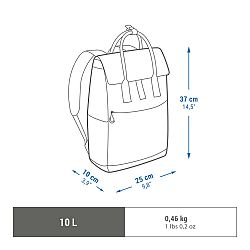 QUECHUA Turistický batoh NH Escape 150 Square - 10 l fialová 10 l