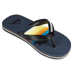 QUIKSILVER Chlapčenské žabky Molokai Stripes Slab modré 33