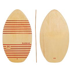 RADBUG Detský skimboard 100 drevený 80 cm