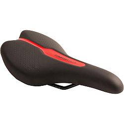 ROCKRIDER Sedlo na horský bicykel Comfort 500 červené