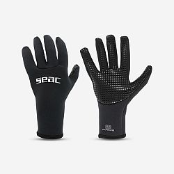 SEAC Potápačské rukavice neoprénové 2 mm čierna 2XL