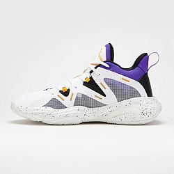 TARMAK Basketbalová obuv Los Angeles Lakers 900 NBA MID-3 unisex biela 40