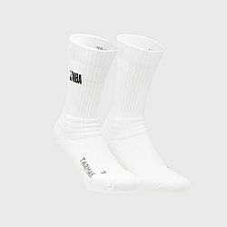 TARMAK Basketbalové ponožky NBA SO900 biele unisex 2 páry biela 48-50