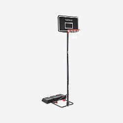 TARMAK Basketbalový kôš na nastaviteľnom stojane 220-305 cm B100 Easy čierny