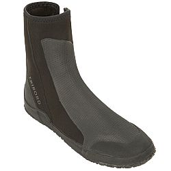 TRIBORD Jachtárske neoprénové čižmičky unisex 4 mm čierna 33-34