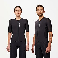 VAN RYSEL Unisex letný cyklistický dres Racer 2 s krátkym rukávom čierna 2XL