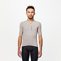 VAN RYSEL Unisex letný cyklistický dres Racer 2 s krátkymi rukávmi béžová L