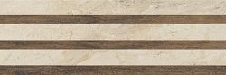 Dekor Fineza Adore beige stripes 25x75 cm mat DADORE275ST