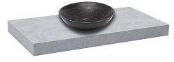 Doska pod umývadlo bez umývadla Naturel Dolce 140x8x50 cm beton mat DO14050BE