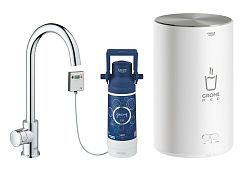 Drezová batéria Grohe Red s výpusťou chróm 30085001