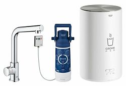 Drezová batéria Grohe Red s výpusťou chróm 30339001