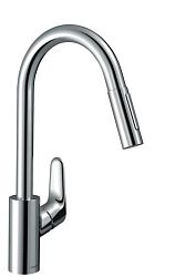 Drezová batéria Hansgrohe Focus M41 s vyťahovacou sprškou chróm 73895000