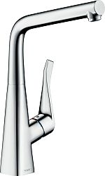 Drezová batéria Hansgrohe Metris M71 s otočným raménkem chrom 14823000