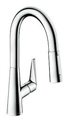 Drezová batéria Hansgrohe Talis M51 s vyťahovacou spŕškou, 2 prúdy chróm 72815000