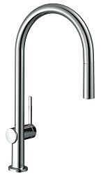 Drezová batéria Hansgrohe Talis s vyťahovacou sprškou chróm 72802000