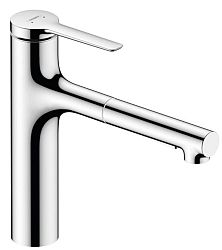 Drezová batéria Hansgrohe Zesis s vyťahovacou spŕškou, 2 prúdy chróm 74801000