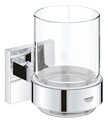 Grohe Start Cube Accessories sklo s držiakom chróm 41097000