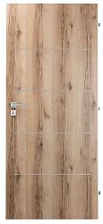 Interiérové dvere Naturel Ibiza alu pravé 70 cm dub natura IBIZAALUCPLDN70P