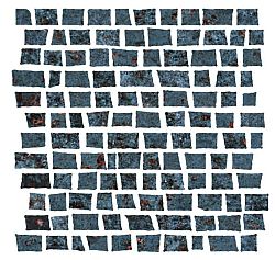 Mozaika Cir Metallo nero 30x30 cm mat 1062376