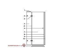 Náhradný diel Anima Glass TESSPODTGD2100