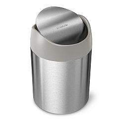 Odpadkový kôš voľne stojací Simplehuman Mini bin 1,5 l kartáčovaná nerez oceľ mat SHCW2084