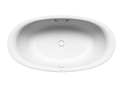 Oválna vaňa Kaldewei Ellipso Duo Oval 190x100 cm smaltovaná oceľ ľavá aj pravá alpská biela 286210210001