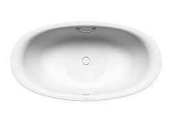 Oválna vaňa Kaldewei Ellipso Duo Oval 190x100 cm smaltovaná oceľ ľavá aj pravá alpská biela 286210360001