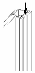 Profil Huppe Select+ čierna SL3001123