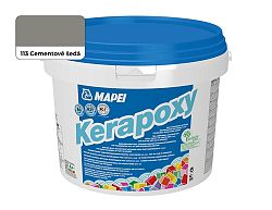 Škárovacia hmota Mapei Kerapoxy Cementovo šedá 10 kg R2T MAPX10113